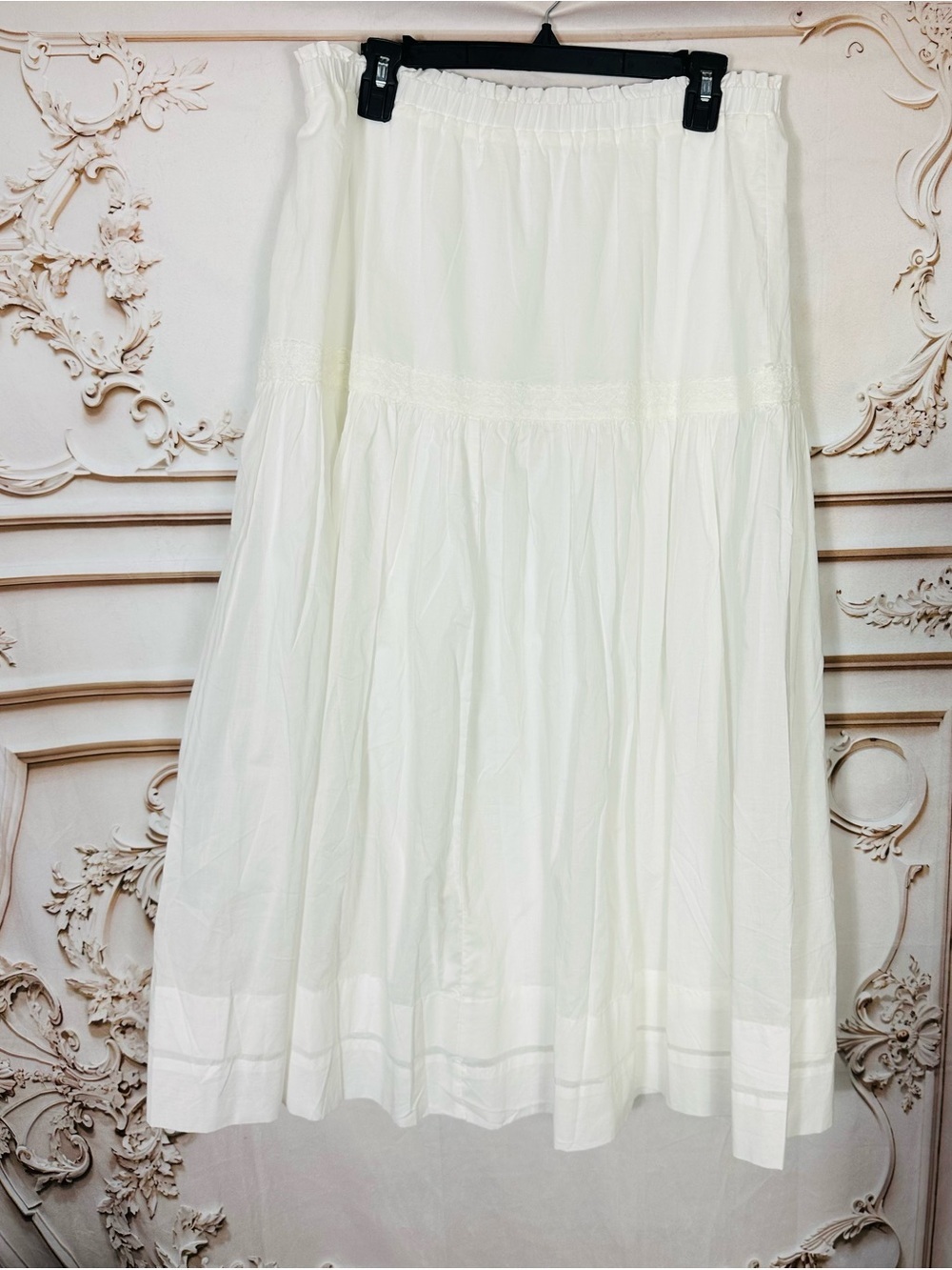 Blu Pepper White Tiered Maxi Skirt - Picture 14 of 14